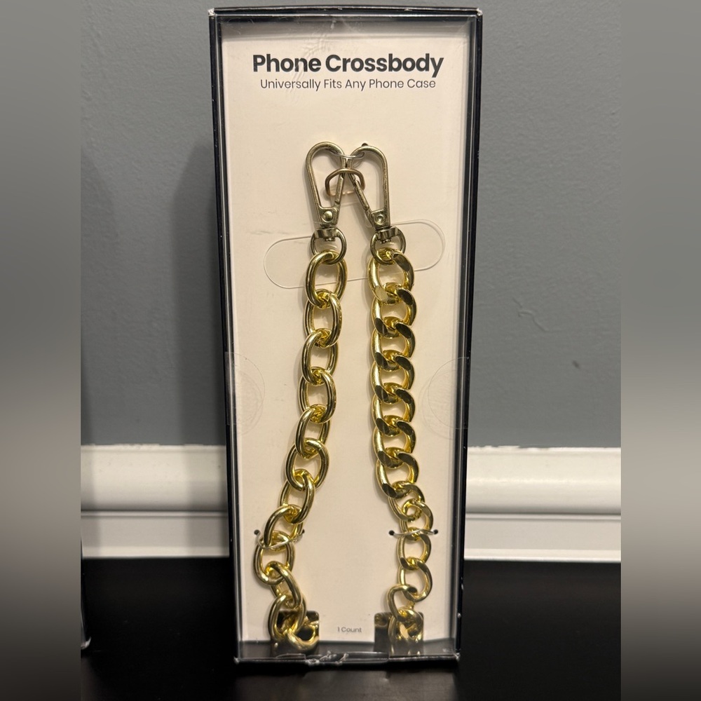 Gold Chain Phone Crossbody